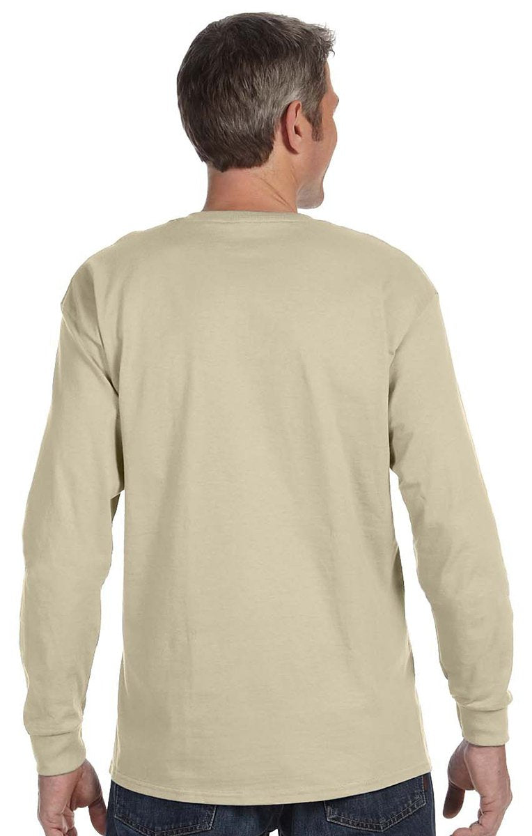 Unisex 61 oz Tagless Long-Sleeve T-Shirt - ASH - S(D0102H7NHRJ)