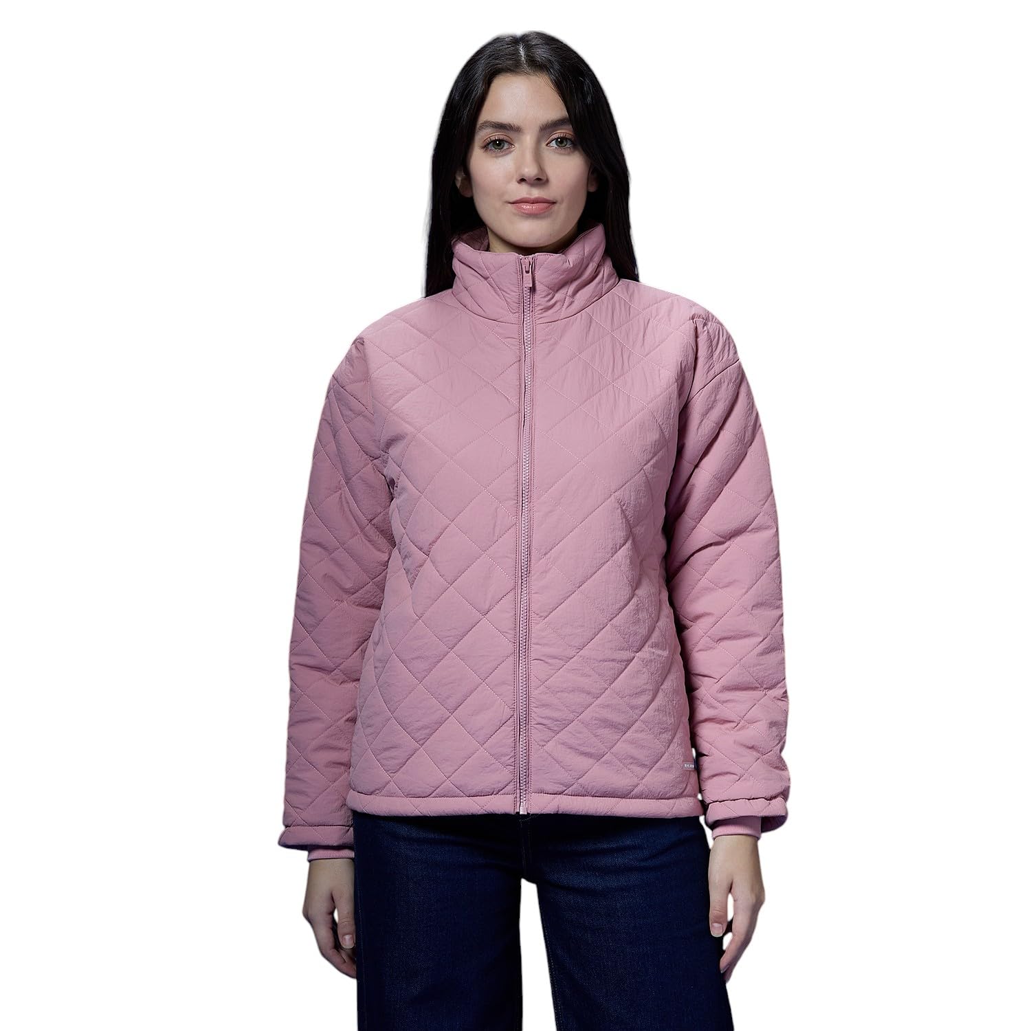 Light Pink Full Sleeve Puffer Jacket