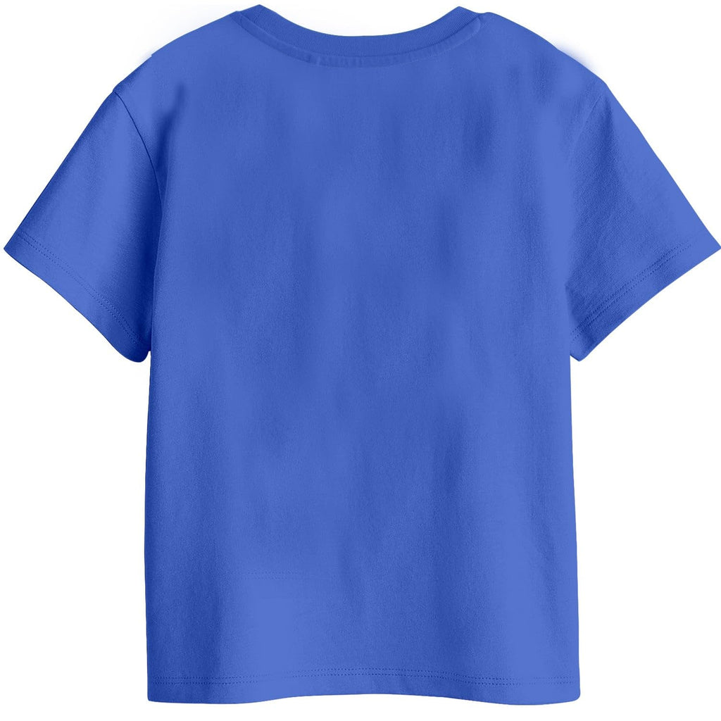Bon Organik Girls Regular Fit T-Shirt (BON11409_Turquoise Blue