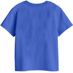 Bon Organik Girls Regular Fit T-Shirt (BON11409_Turquoise Blue