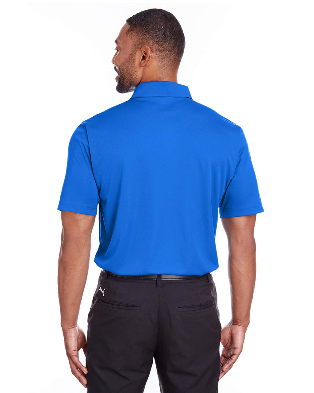 Mens Icon golf Polo - PUMA BLAcK - L(D0102H7DP52)