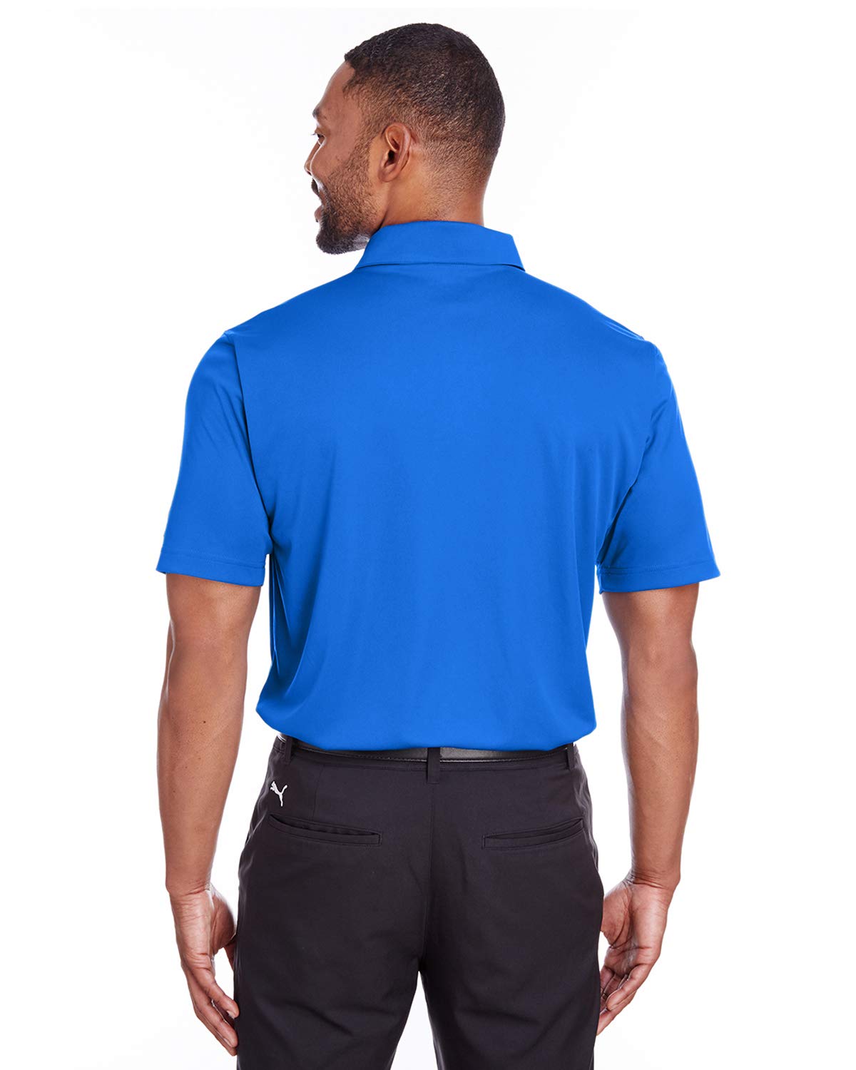 Mens Icon golf Polo - PUMA BLAcK - L(D0102H7DP5X)