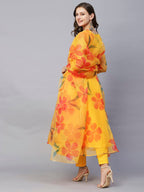 Gosriki Women Cotton Kurta Pant With Dupatta