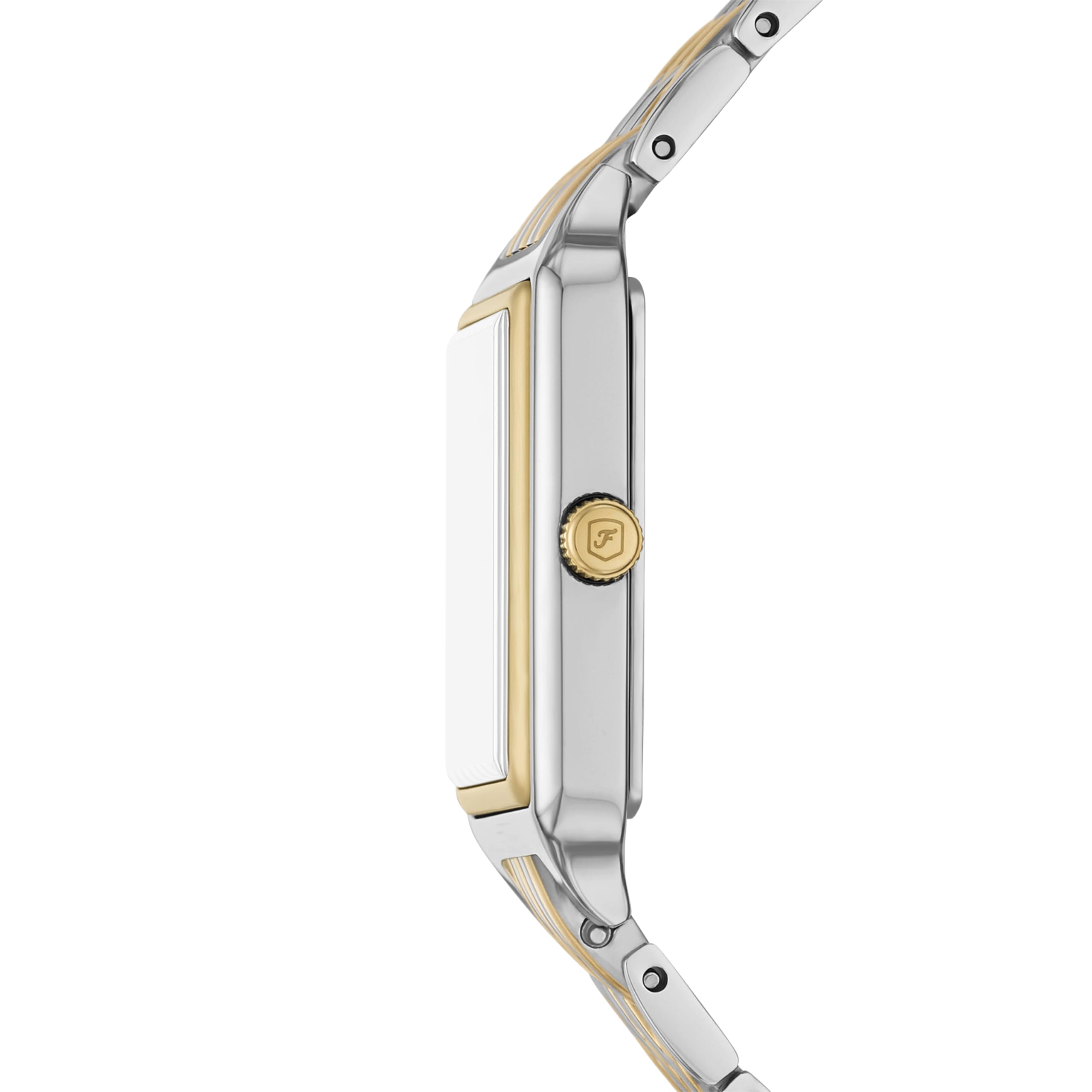 Fossil Women's Raquel Three-Hand Date Two-Tone Stainless Steel Watch and Bracelet Set