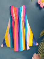 A.T.U.N. (ALL THINGS UBER NICE) Glow Rainbow A-Line Dress for Girls
