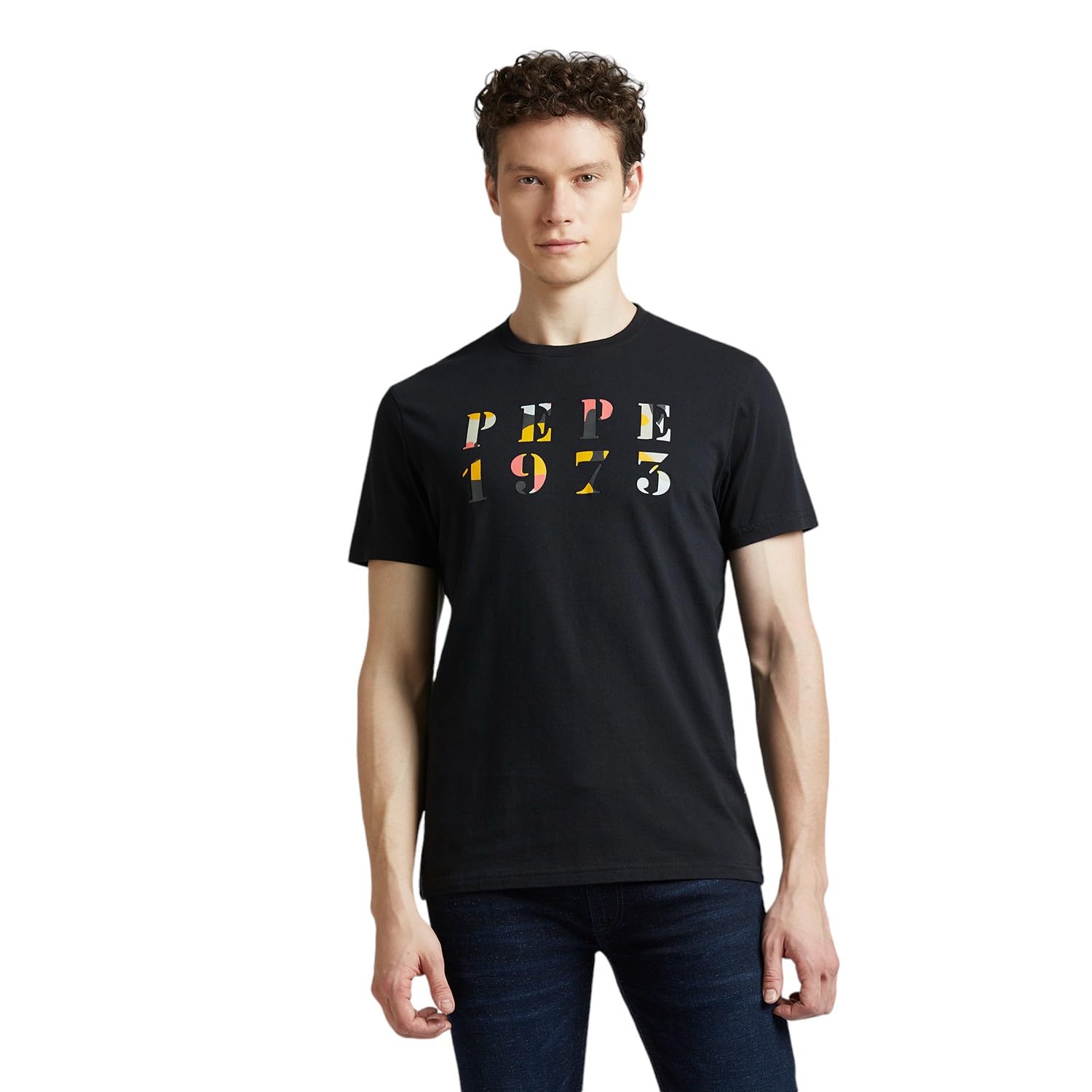 Pepe Jeans MenS Slim Fit T-Shirt (Pm509843_Black