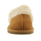 Minnetonka Women's Chesney Scuff Flat,Cinnamon,11 M US