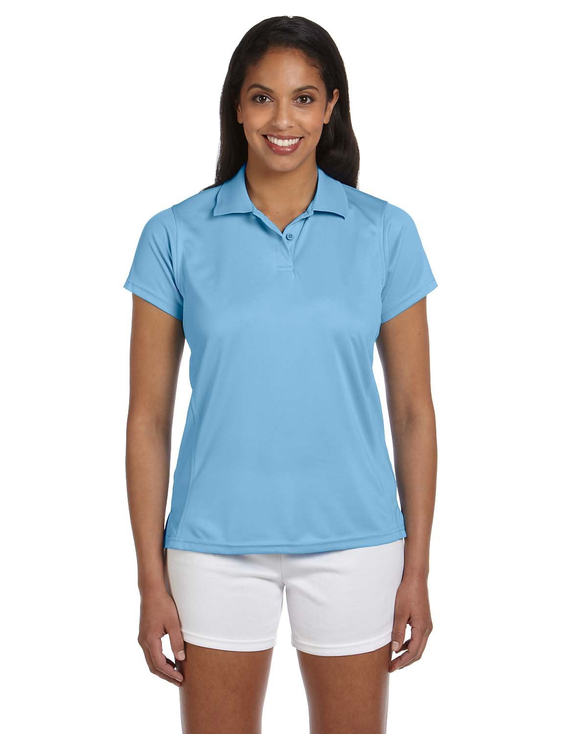 Ladies 4 oz Polytech Polo - WHITE - S(D0102H76NVP)
