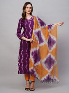 ANNI DESIGNER 2 Pack Women s Cotton Blend Kurta, Multicolored