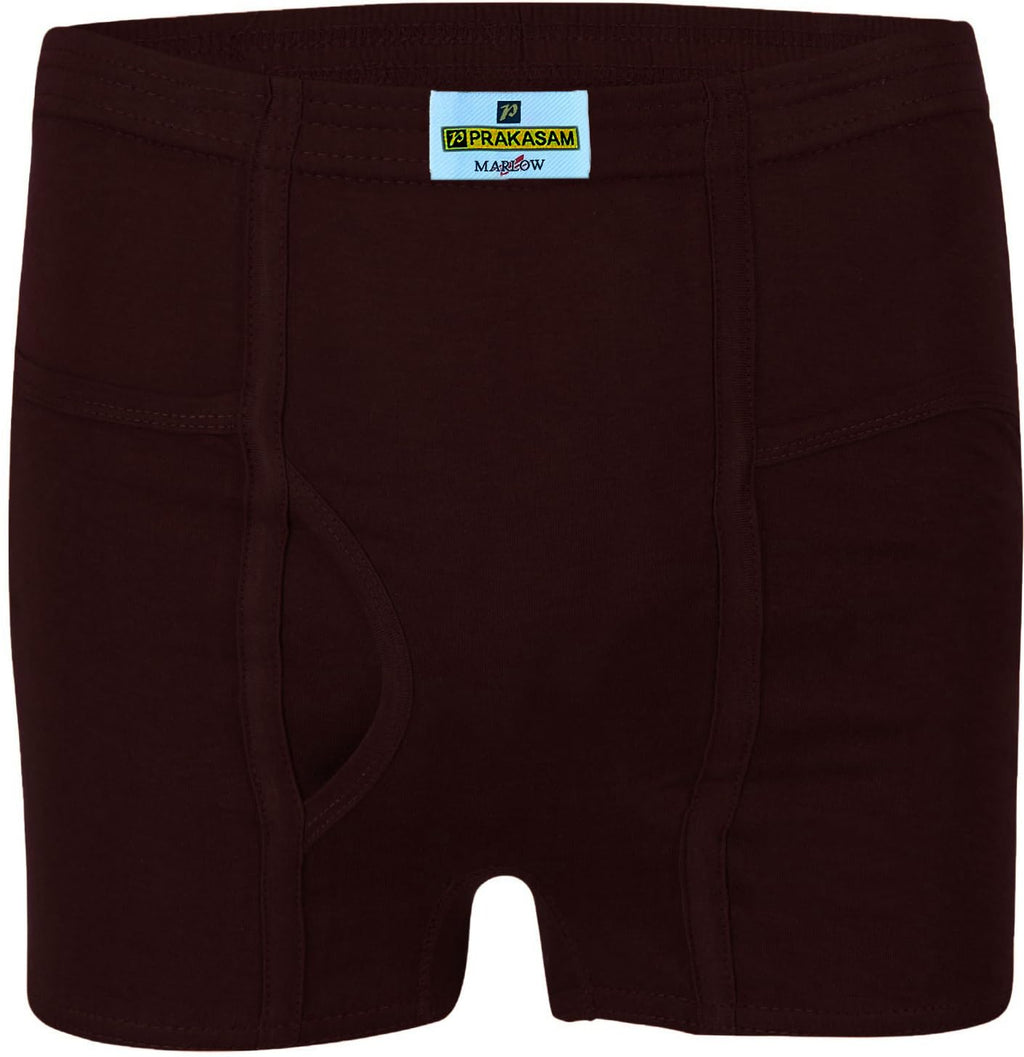 PRAKASAM COTTON Marlow Inner Elastic Pocket Trunks Combo (1X2) Pack