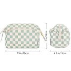 Narwey Large Women Makeup Bag Wide-open Make up Bag Travel Cosmetic Organizer Toiletry Bag for Cosmetics Toiletries Accessories