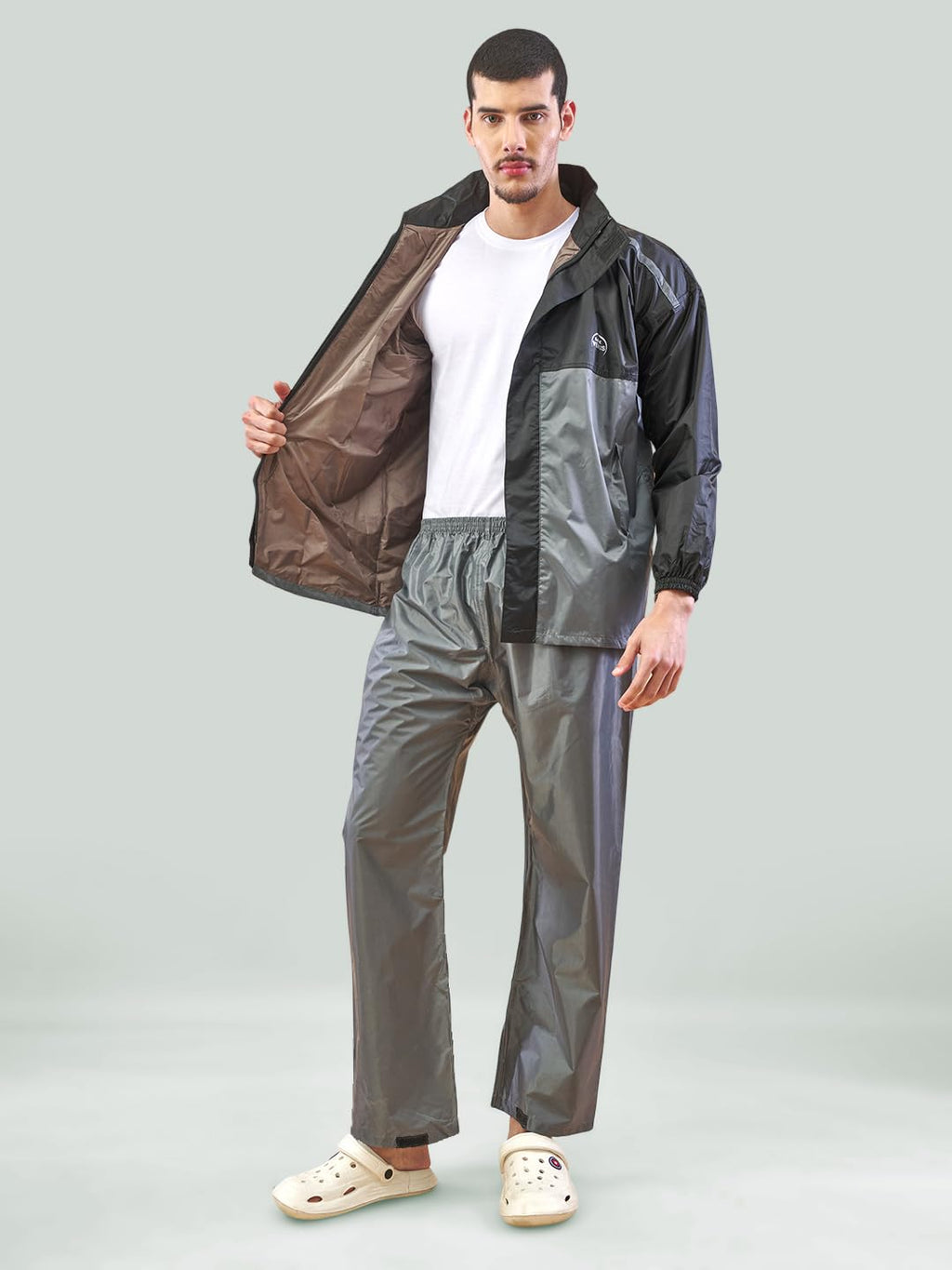 Lux Venus Tapping Rain Coat Set For Men