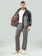 Lux Venus Tapping Rain Coat Set For Men