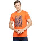 Pepe Jeans MenS Geometric Regular Fit T-Shirt (Pm507328_Brown S)