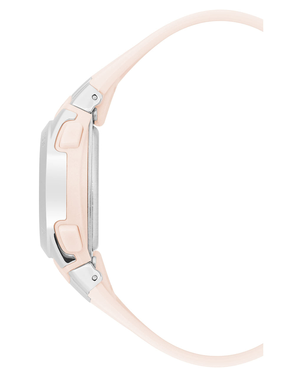 Armitron Sport Women's Digital Chronograph Resin Strap Watch, 45/7012,Pearlescent Pink/Silver