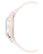 Armitron Sport Women's Digital Chronograph Resin Strap Watch, 45/7012,Pearlescent Pink/Silver