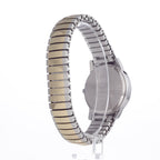 Timex Men's Easy Reader 35mm Watch - Two-Tone Case White Dial with Two-Tone Tapered Expansion Band