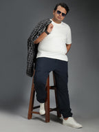 High Star MenS Regular Casual Pants (Hsmwts2405P_Blue