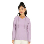 BlissClub at-Ease CottonKnit Hoodie | 100% Cotton Hoodie | Adjustable Hood | Relaxed Fit