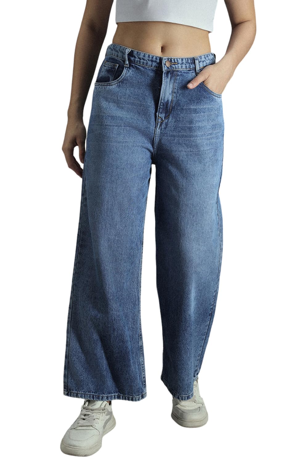 High Star WomenS Regular Jeans (Hswjns2401_Ig3_Blue_6