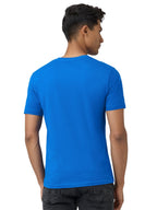 XYXX Mens Solid Regular Fit T-Shirt (XY_CR15_Tshirt_1_Medium Blue