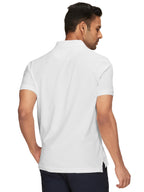 XYXX Mens Solid Regular Fit Shirt (XY_CR14_Polo Tshirt_1_White