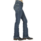 Wrangler Women's Willow Mid Rise Performance Waist Boot Cut Ultimate Riding Jean, Davis, 11-36