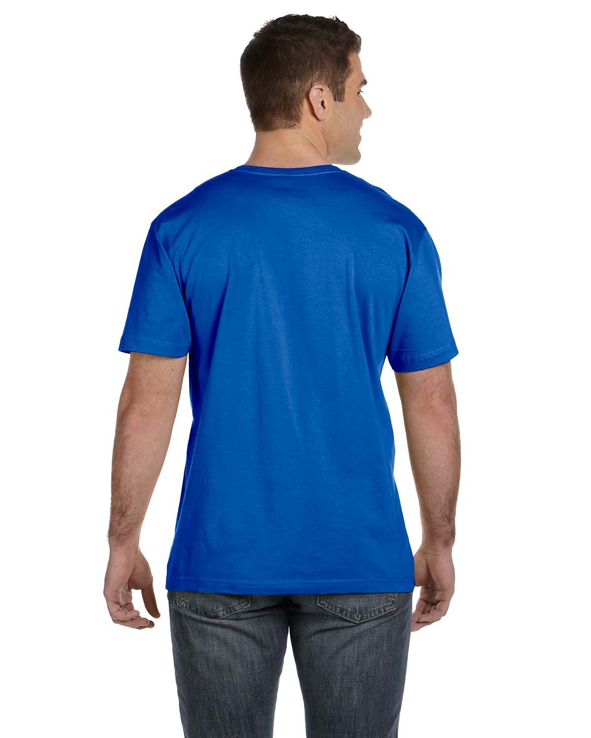 LAT Mens Fine Jersey Short Sleeve Tee (6901) Royal, 4X