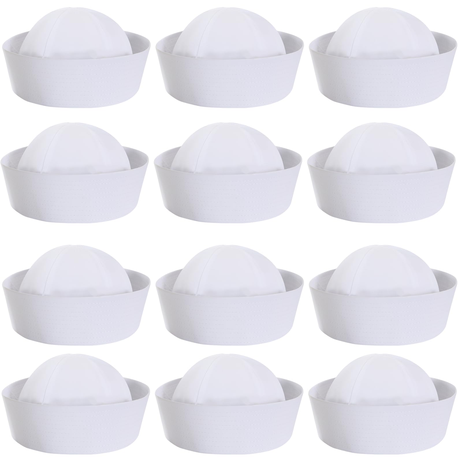 CCUFO 23 White Sailor Hat Us navy hats for men Funny Party Hats Yacht Hat1 2 Pcs