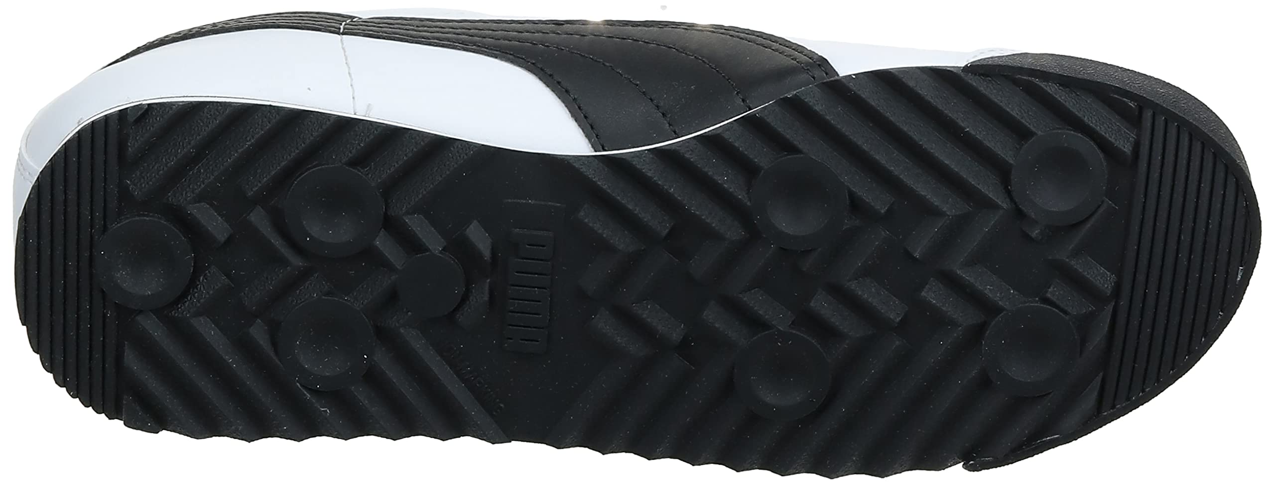 PUMA Men's ROMA BASIC Sneaker, white-black, 12