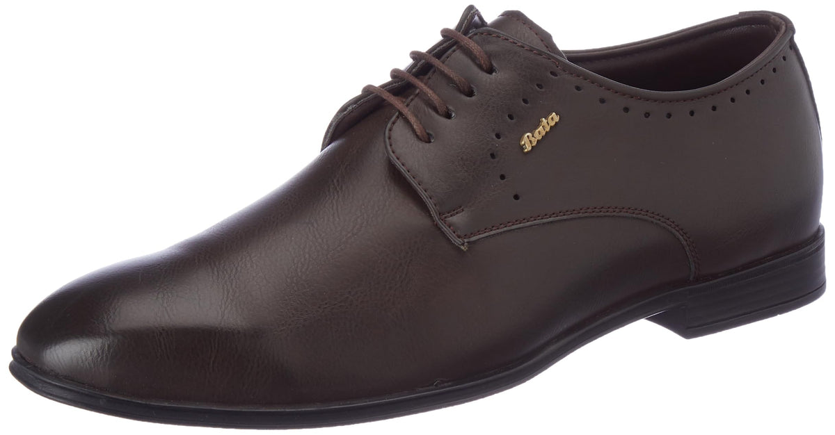 Bata Sandy E Mens Light Brown Formal Shoes  9 UK (8213042) 9