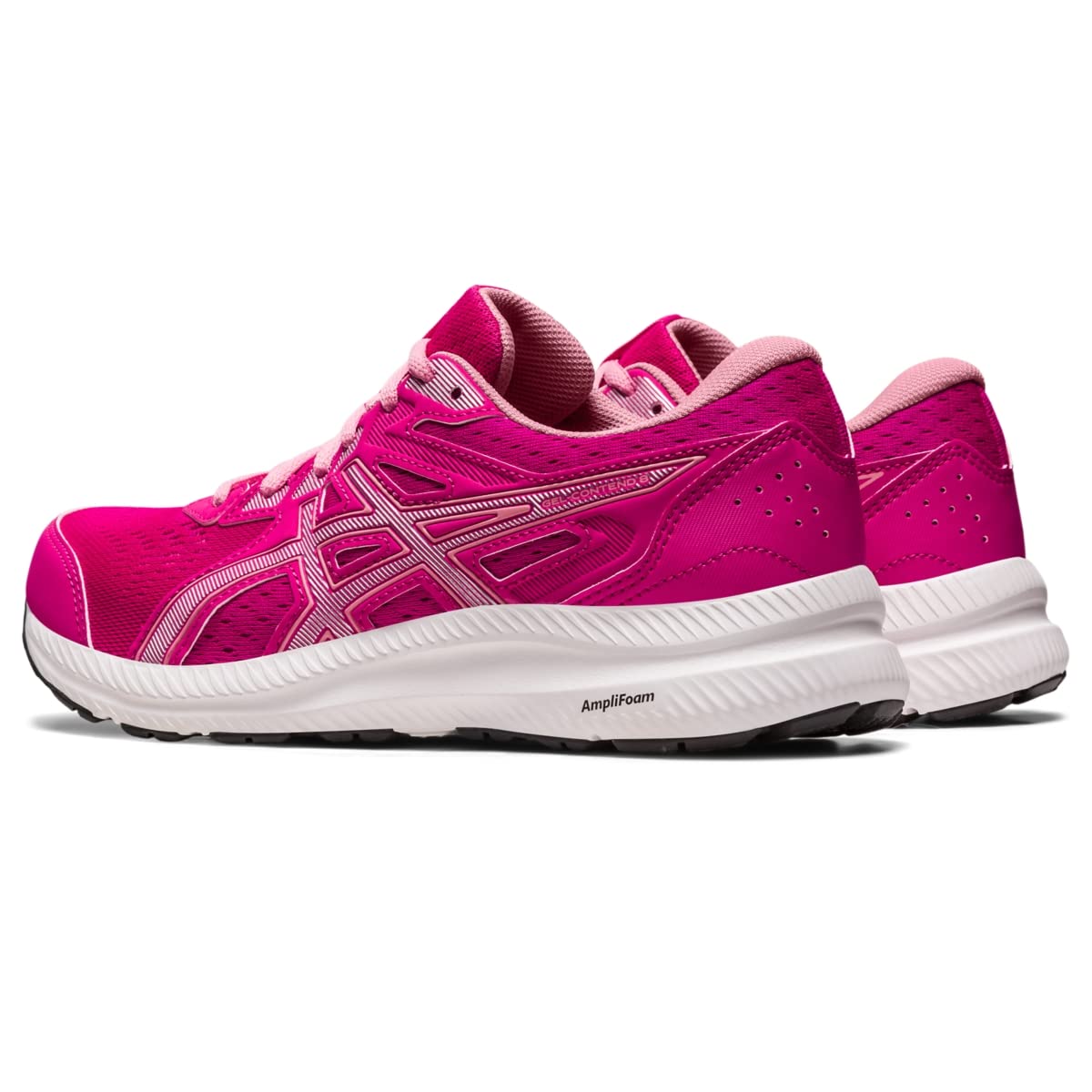 ASICS Women's Gel-Contend 8 Running Shoes, 6, Pink Rave/Pure Silver
