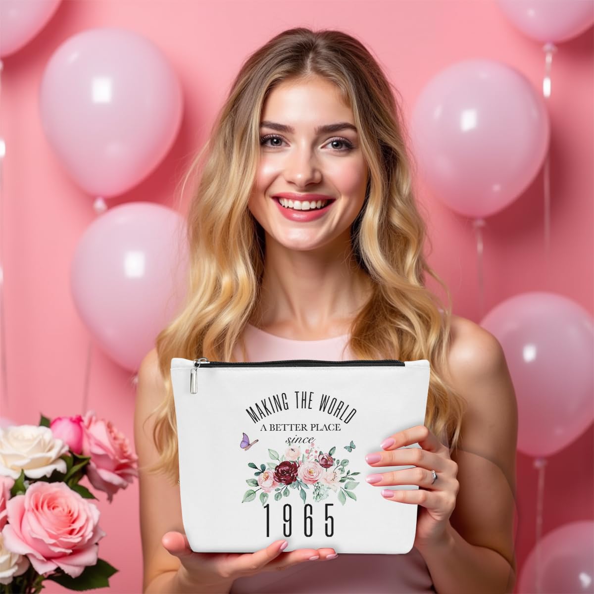 JIUWEIHU 60th Birthday Gifts for Women, 60th Birthday Decorations Present, 60 Year Old Birthday Gift Ideas for Sisters, Friend,