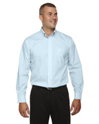Mens crown Woven collectionSolid Broadcloth - WHITE - 5XL(D0102H76Z32)