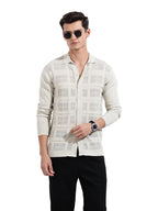 The Indian Garage Co Mens Slim Fit Textured Collar Half Sleeves Polo T-Shirt