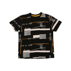 Pepe Jeans Printed Jersey Crew Neck Boys T-Shirt (Black, 8 To 10 Years)