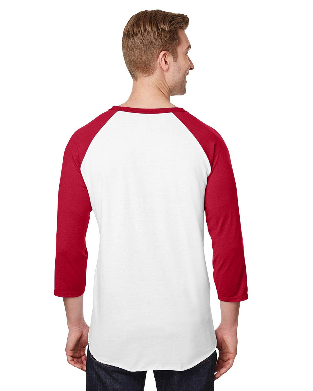 Unisex Premium Blend Ring-Spun 34 Sleeve Raglan T-Shirt - WHITE cHAR HTHR - 3XL(D0102H7M0A2)