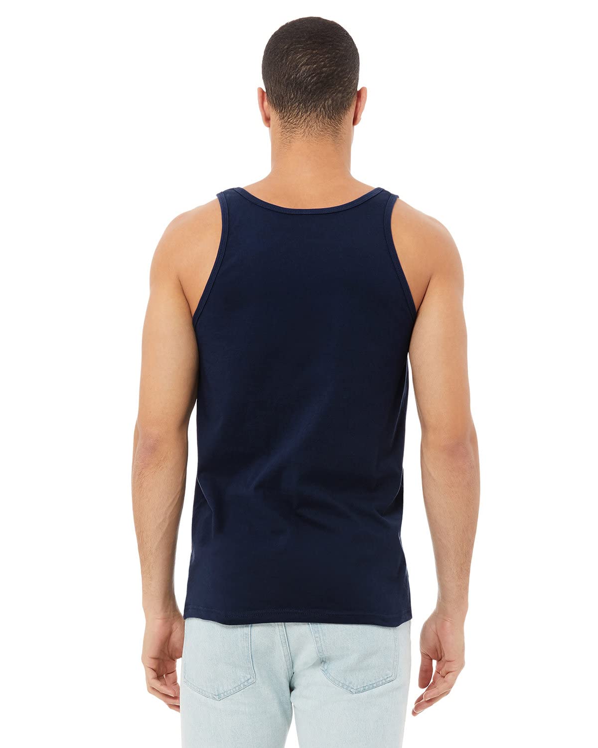 Unisex Jersey Tank - NEON BLUE - XS(D0102H7WA72)