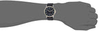 Sutton by Armitron Men's SU/5015BKTT Date Function Two-Tone and Black Leather Strap Watch
