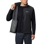 columbia Mens Steens Mountain Vest, charcoal Heather, Large