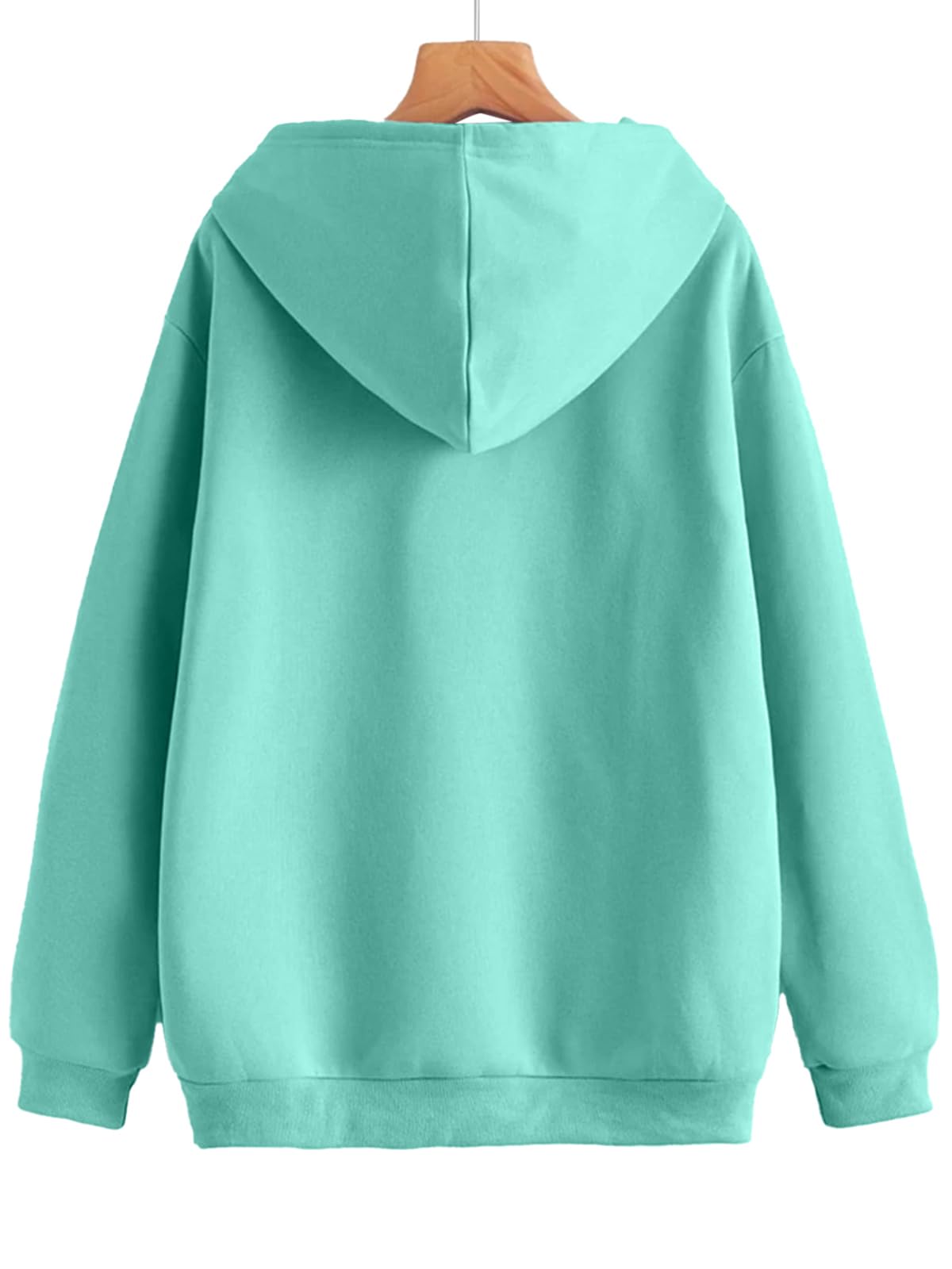 Juneberry Cotton Fleece Oversized Fit Graphic Printed Full Sleeve Hooded Sweatshirt For Women/Girls (Available In S To 3Xl) (Jhd