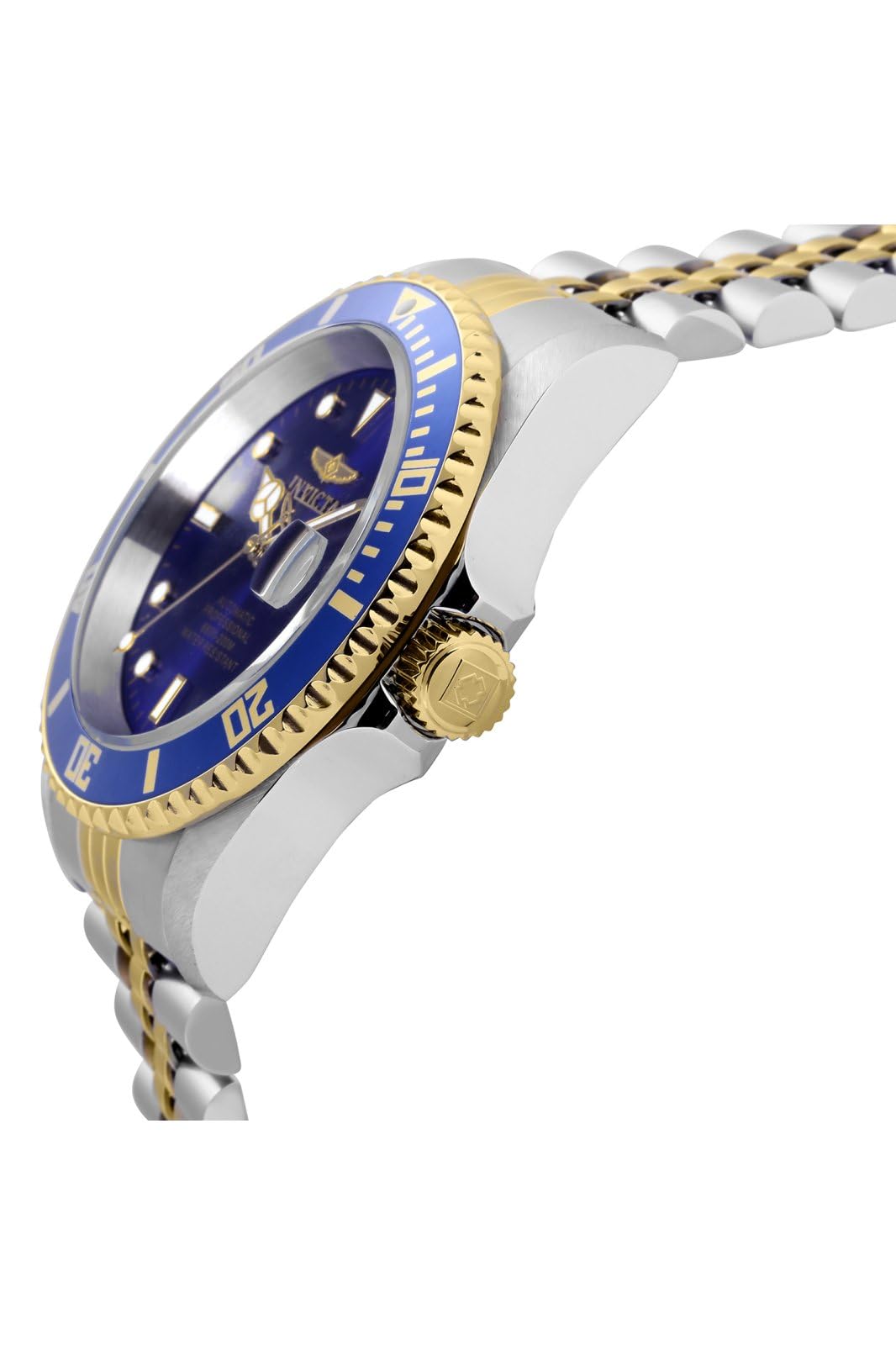 Invicta Men's Pro Diver Automatic Watch with Stainless Steel Strap, Gold, 22 (Model: 29182)