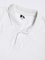Dennis Lingo Mens Cotton Blue Solid Polo T-Shirt