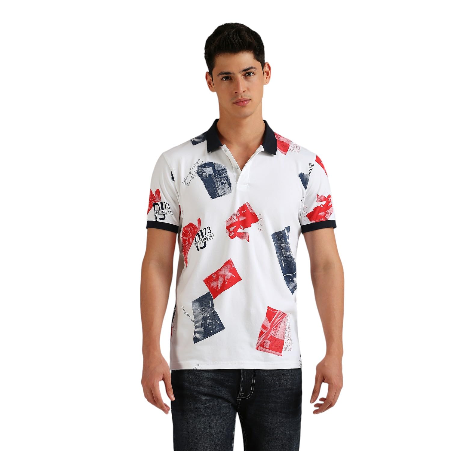 Pepe Jeans MenS Regular Fit T-Shirt (Pm542184_White