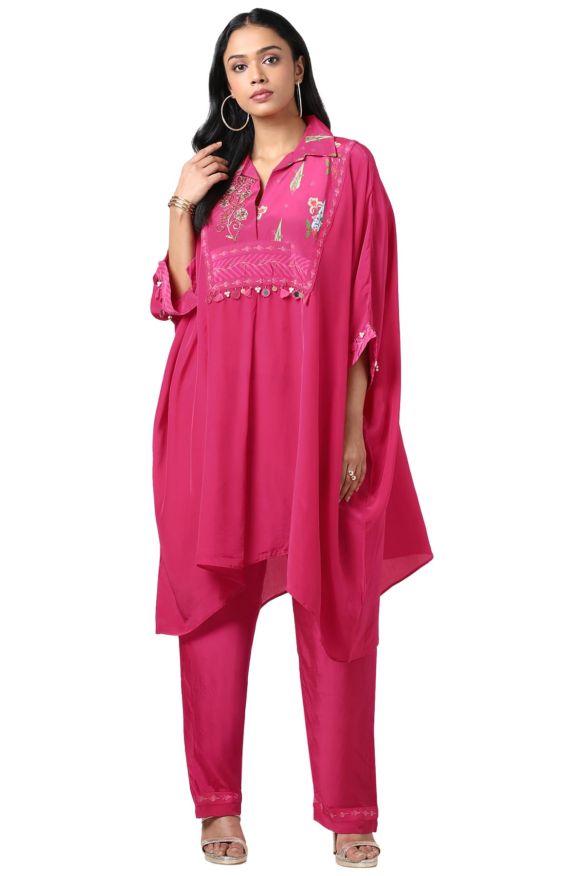 Soch Women Pattern:embellished Fabric: Embellishment Type:cutdana Package Contains: Kaftan Pant