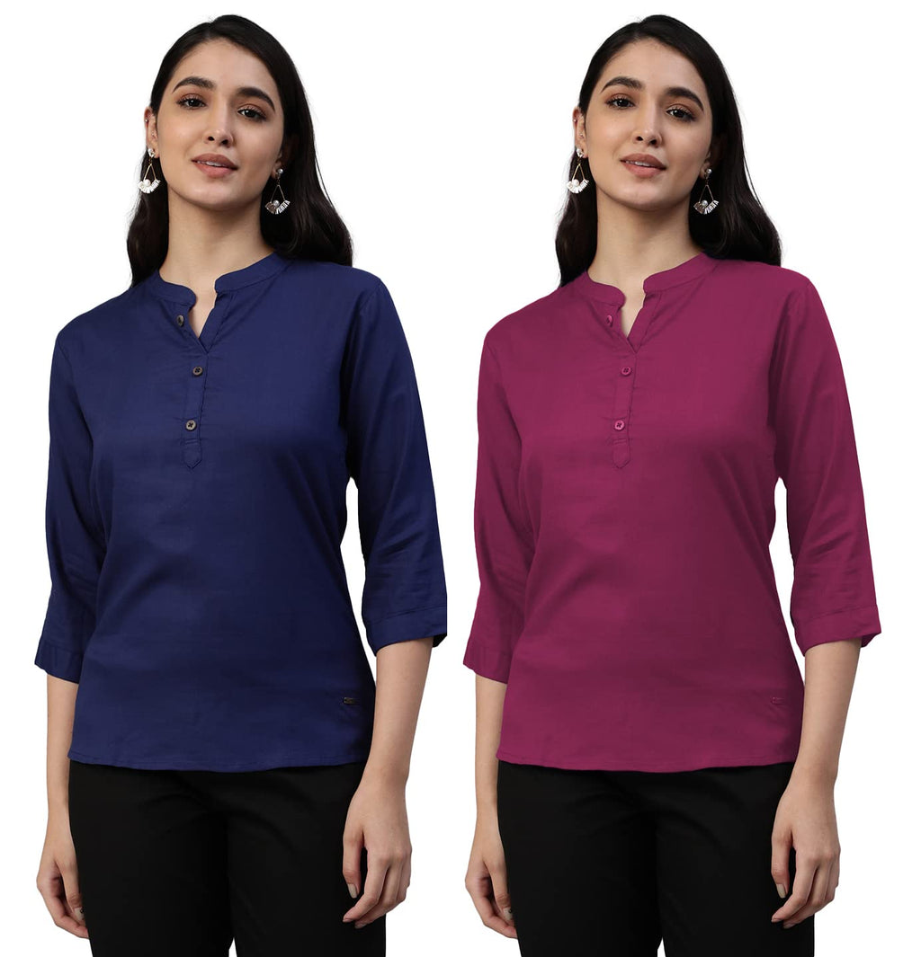 Lyra 430 Pure Rayon Woven Tunic For Women