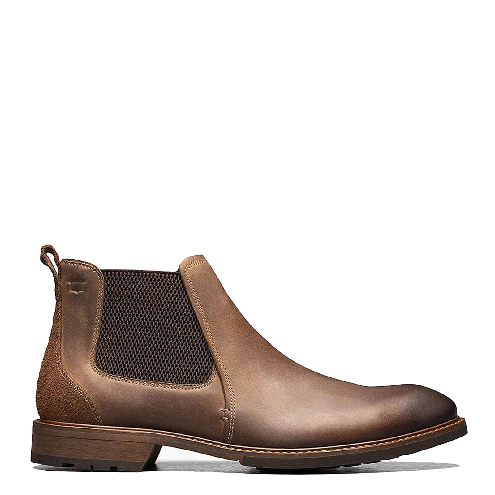 Florsheim Mens Chalet Plain Toe Gore Boots Brown Crazy Horse 14 Medium