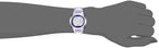 Armitron Sport Women's Silver-Tone Accented Digital Chronograph Matte Lavender Resin Strap Watch, 45/7012LAV