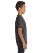 Youth Fine Jersey T-Shirt - VINTAgE BURgUNDY - XS(D0102H7M99T)