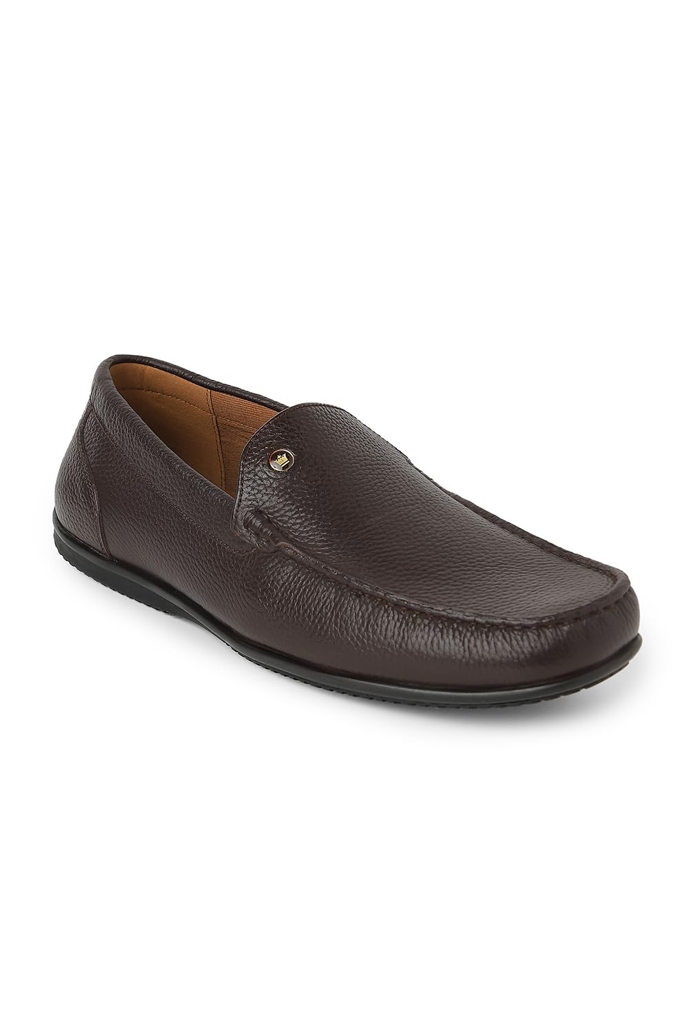 Louis Philippe Mens Lpscsmufs00326 Brown Formal Slip-On Shoes Euro- 43